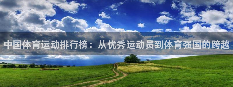 MK体育官方正版app开户：中国体育运动排行榜：从优