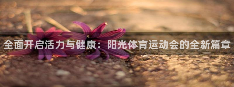 MK体育官方平台体育：全面开启活力与健康：阳光体育运