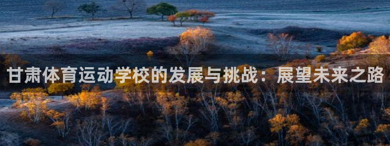 MK体育官方正版app娱乐下载：甘肃体育运动学校的发